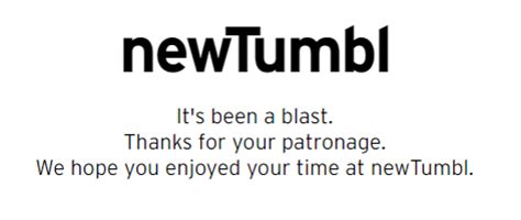 NewTumbl is dead—the signs were there